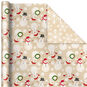 Holiday Kraft Reversible Wrapping Paper Rolls  image number 4