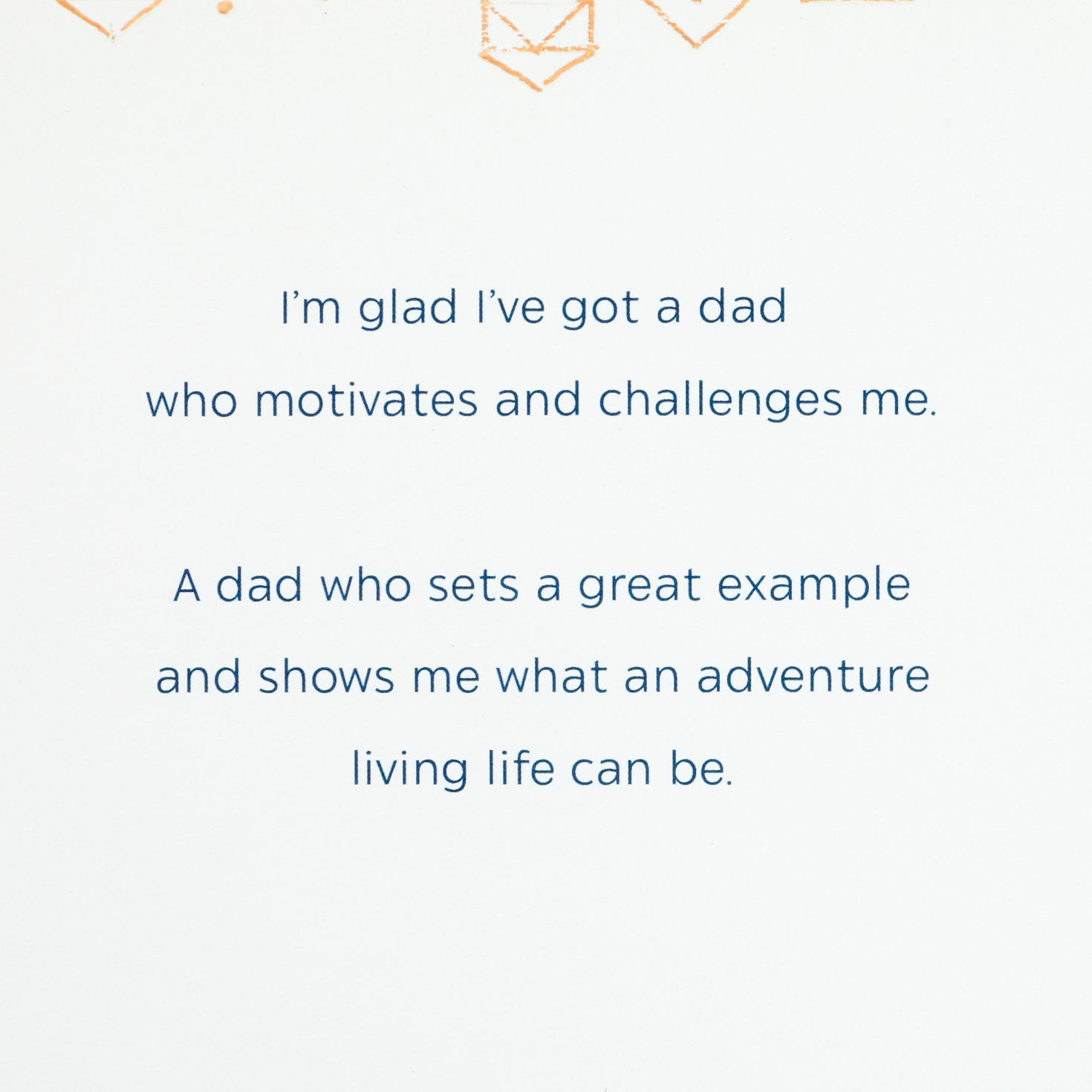 Patterns on Wood Dad Father's Day Card From Son Sentiment image number 2