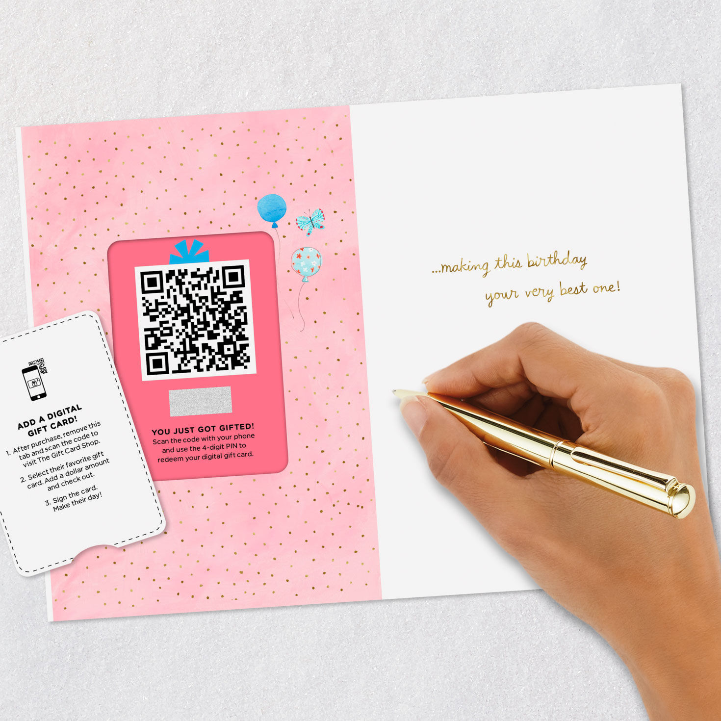 Candles and Cake Gift Card Greeting Birthday Card, , large image number 9