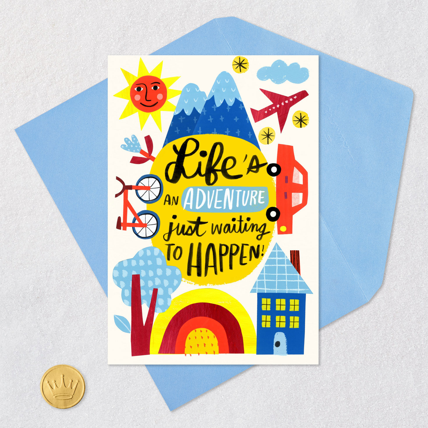 Life's An Adventure Birthday Card, , large image number 5