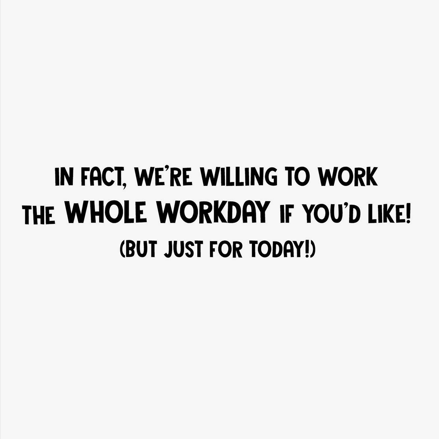 Exercise Animals Funny Boss's Day Card Sentiment image number 2