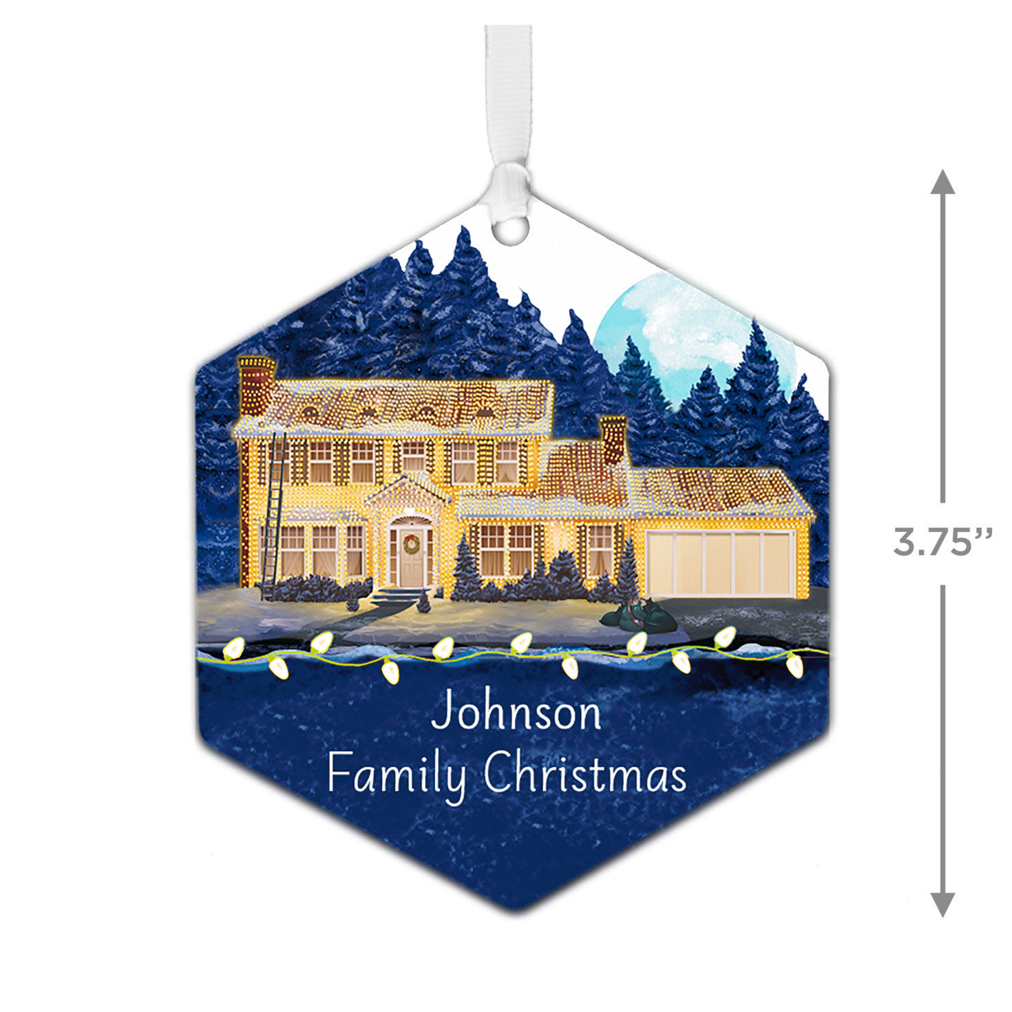 National Lampoon's Christmas Vacation™ The Griswold House Metal Personalized Ornament, Custom Text for only USD 17.99 | Hallmark