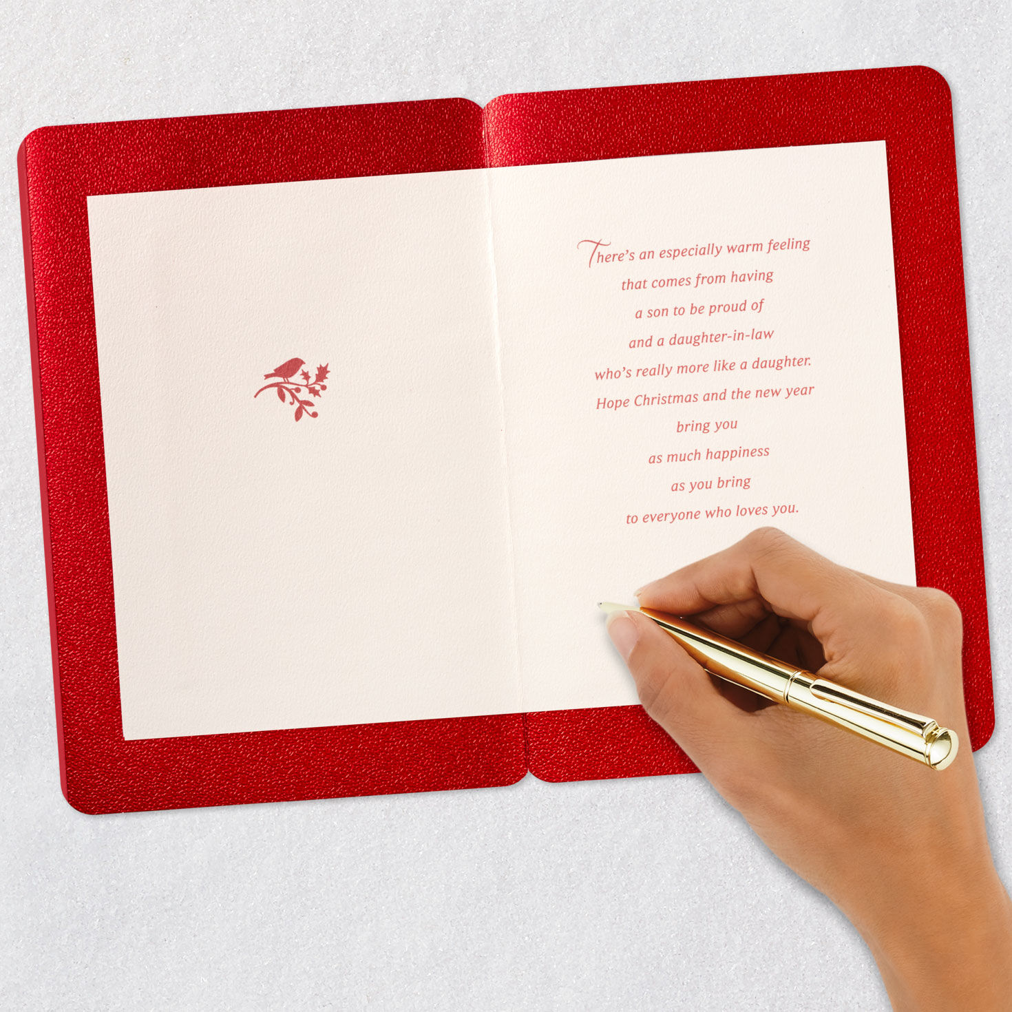 Warm Feelings Christmas Card for Son and Daughter-in-Law for only USD 6.59 | Hallmark