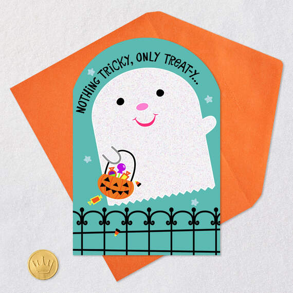 Nothing Tricky, Only Treat-y Halloween Card, , large image number 5