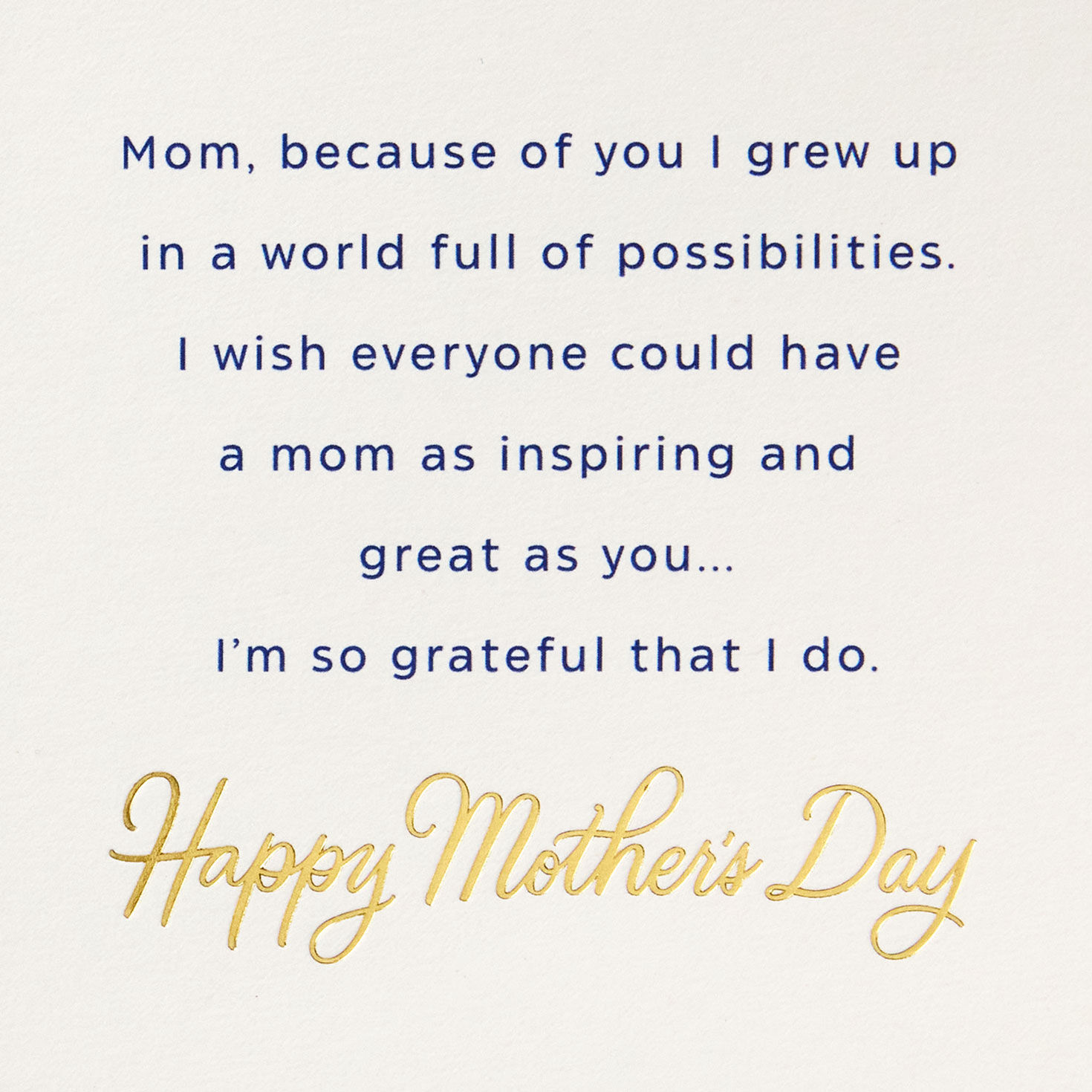 Butterflies on Pink Mother's Day Card for Mom Sentiment image number 2