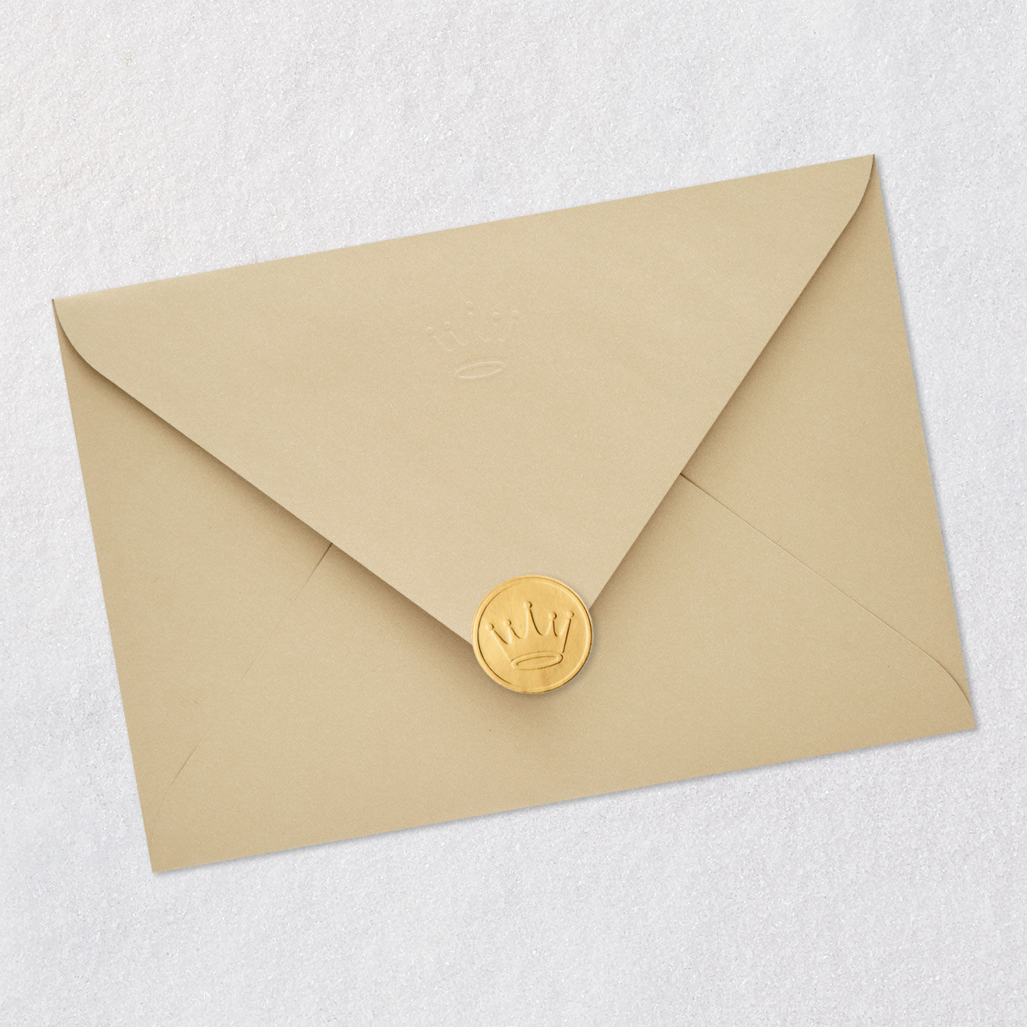 Mushroom and Leaves Cancer Support Card Envelope Back with Seal image number 7
