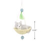 Cat in Hanging Basket Christmas Ornament measurement image number 3