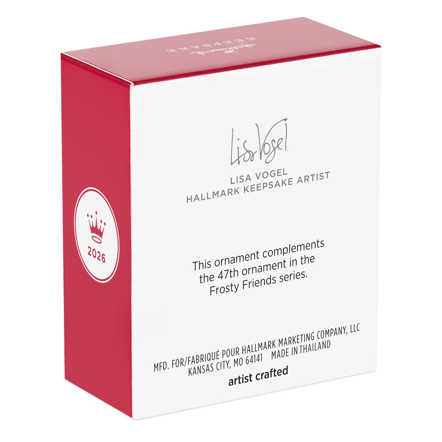 White Bear in Sweater Keepsake Ornament  image number 8