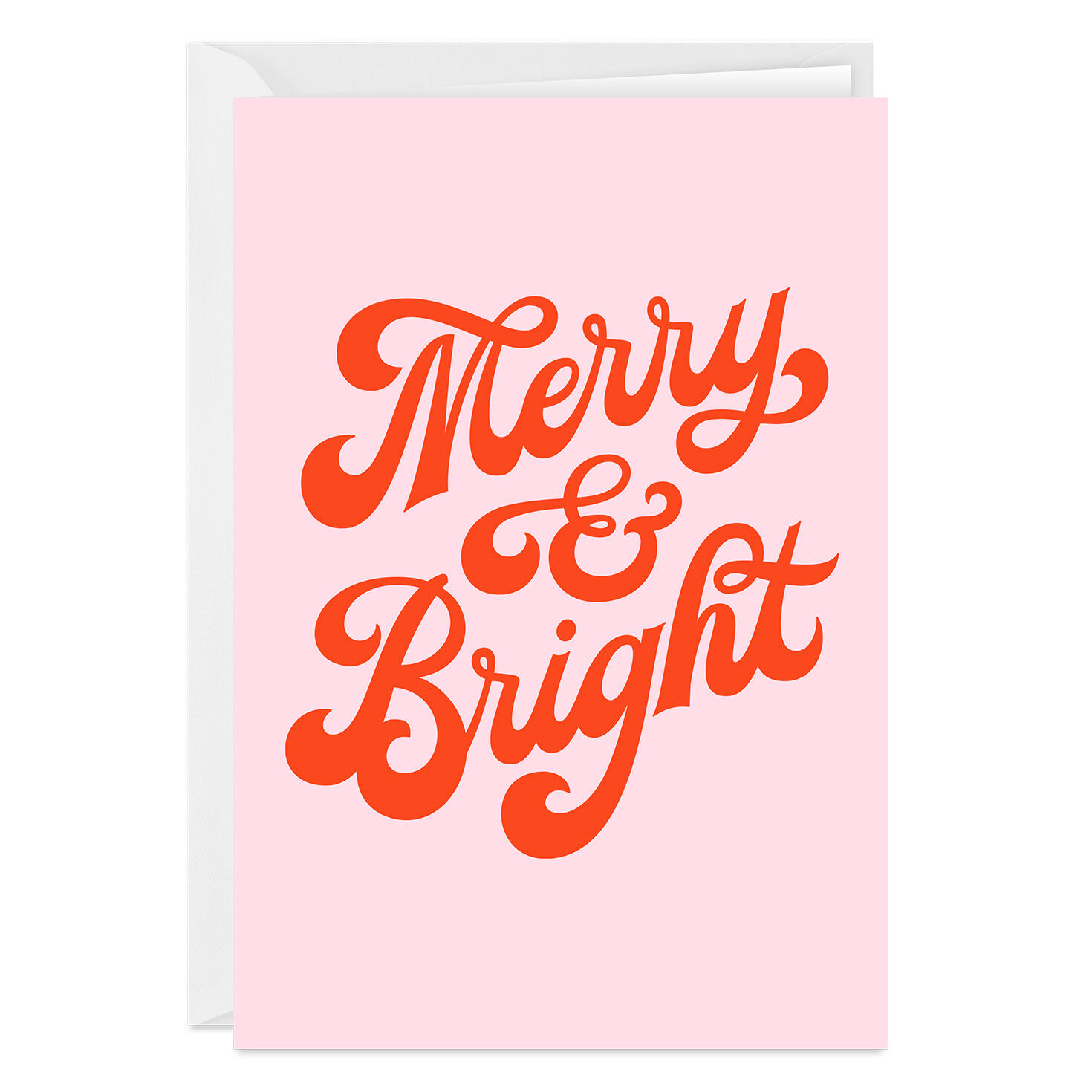 Merry and Bright Custom Holiday Card
