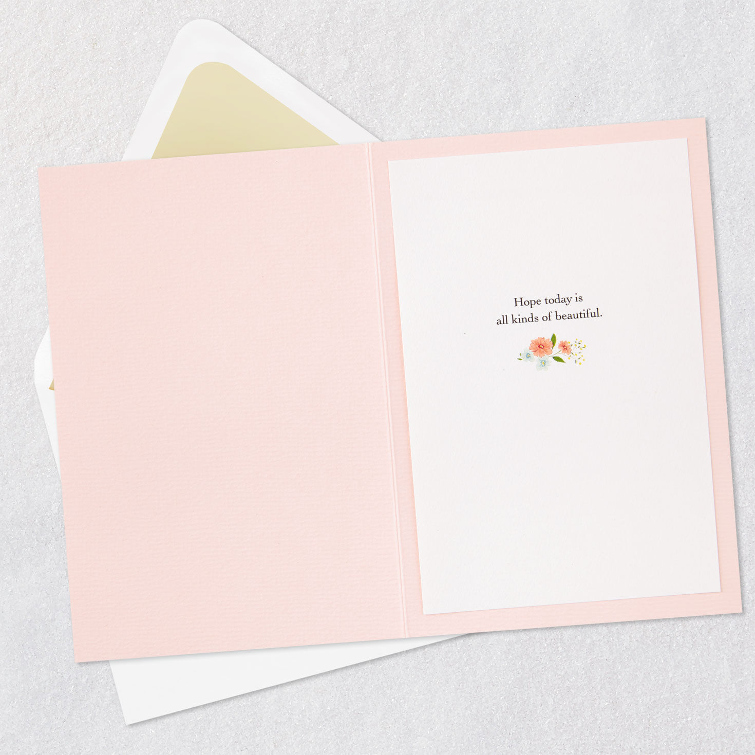 All Kinds of Beautiful Flower Wreath Mother's Day Card Open card with envelope image number 3