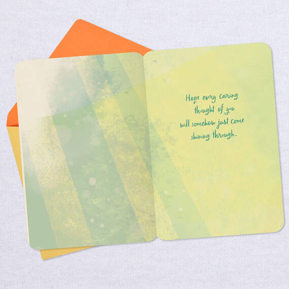 Caring Thoughts Shining Through Thinking of You Card, , large image number 3
