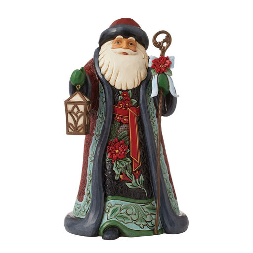 Jim Shore Holiday Manor Santa Figurine, 10.04", 