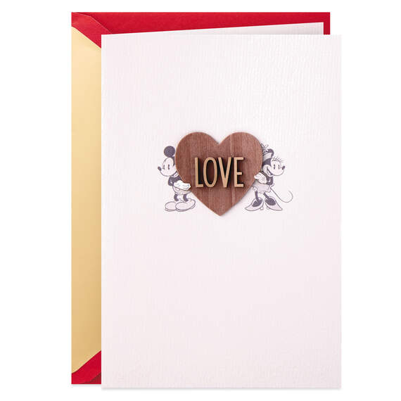 Disney Mickey and Minnie The Perfect Pair Anniversary Card, , large image number 1