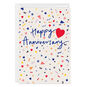 Shapes Confetti Personalized Anniversary Card Front image number 1