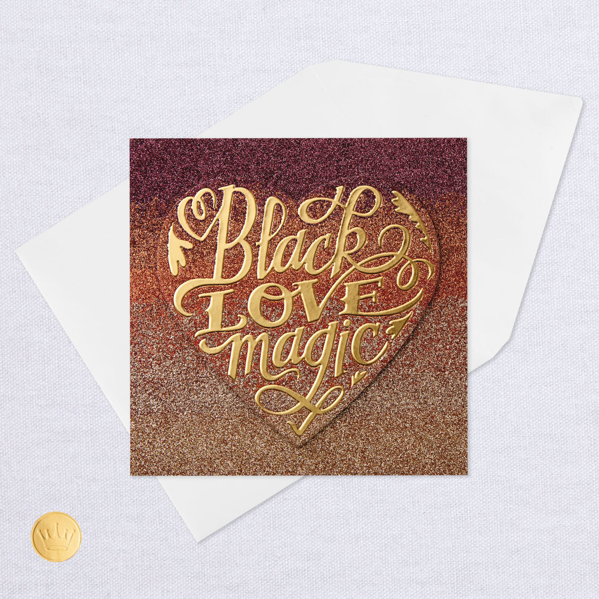 Be My Valentine Sparkly Stars Valentines Day Card New with Envelope