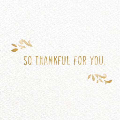 So Thankful for You Card, 