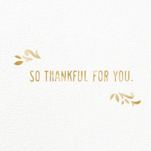 So Thankful for You Card, 