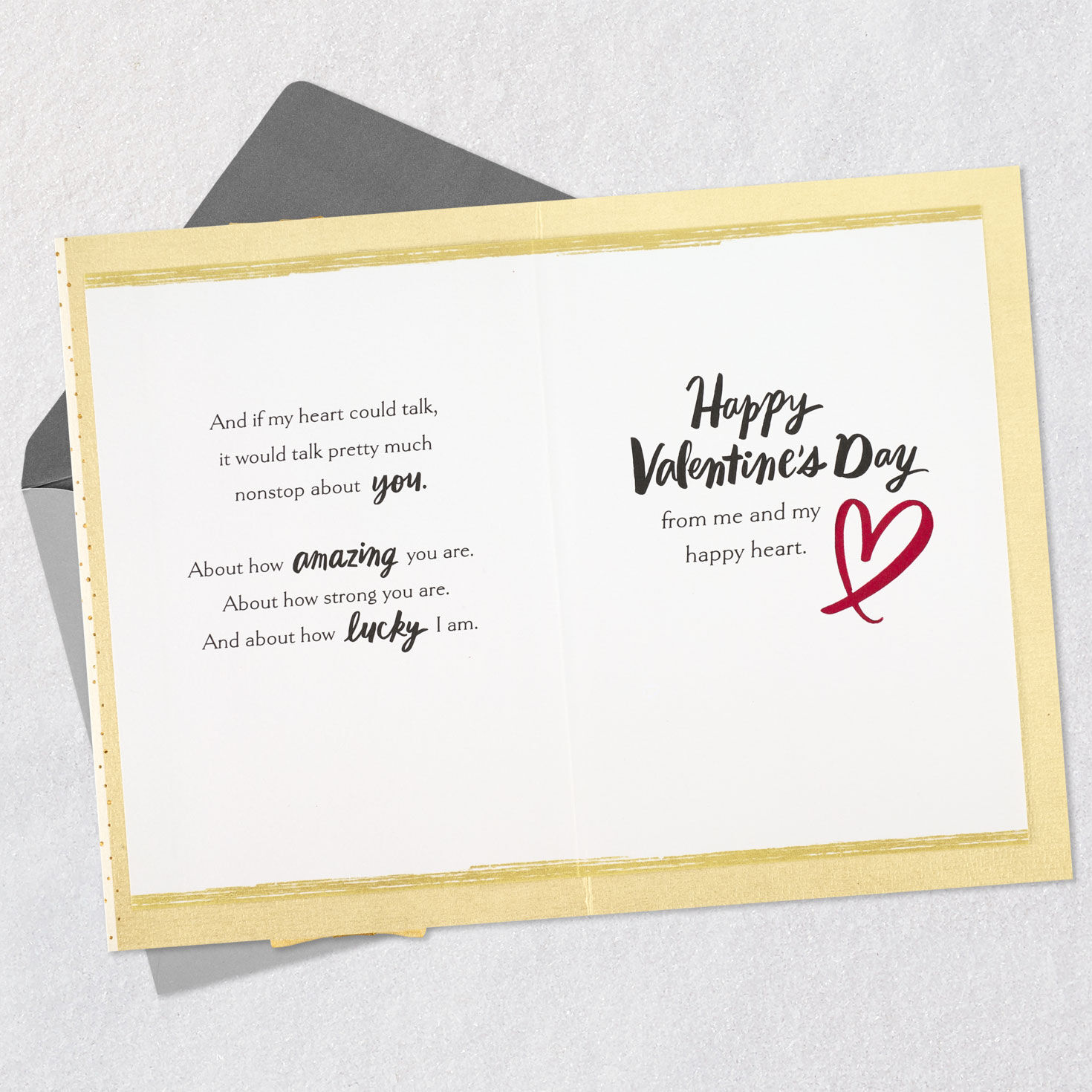 My Heart Is Yours Romantic Valentine's Day Card for only USD 8.59 | Hallmark