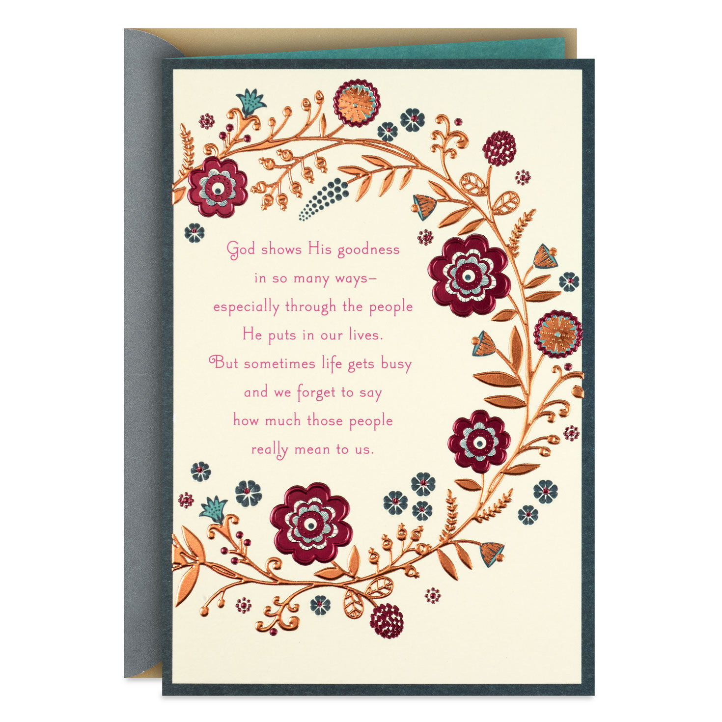 What a Blessing You Are Religious Thanksgiving Card