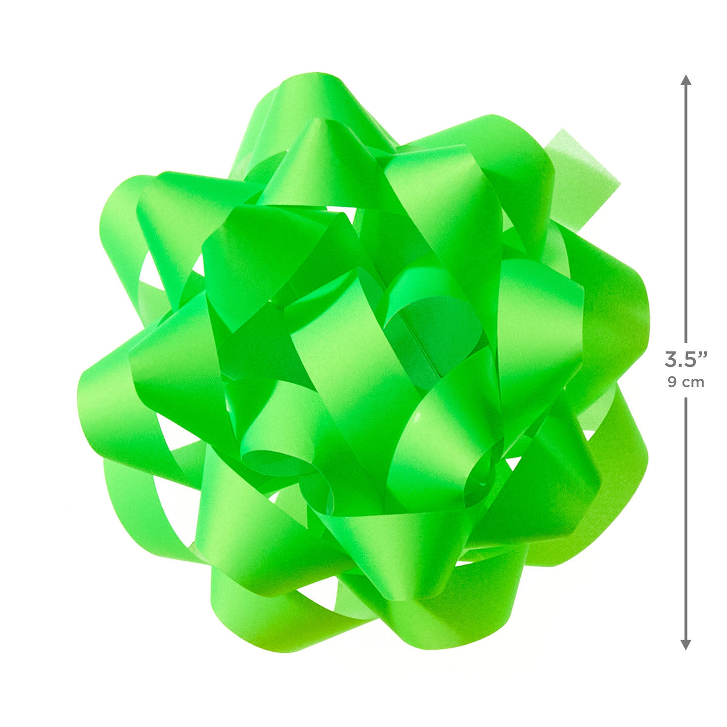 Neon Gift Bows With Matching Ribbons Kit measurement image number 3