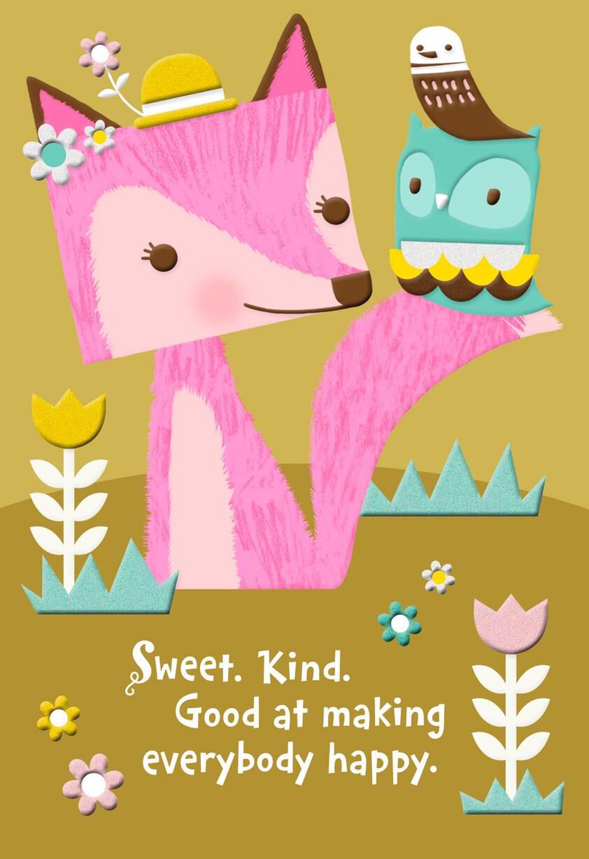 Wonderful Woodland Wishes Birthday Card For Great Grandma