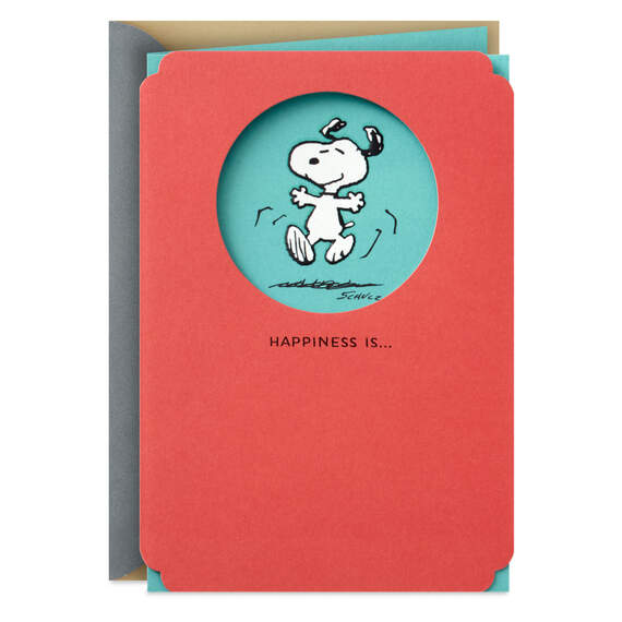 Peanuts® Snoopy Road to Recovery Happy Dance Get Well Card