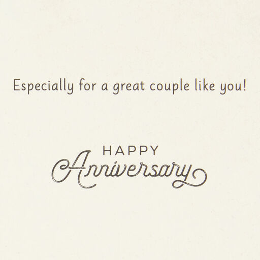 Two Adirondack Chairs Anniversary Card for Grandson, 