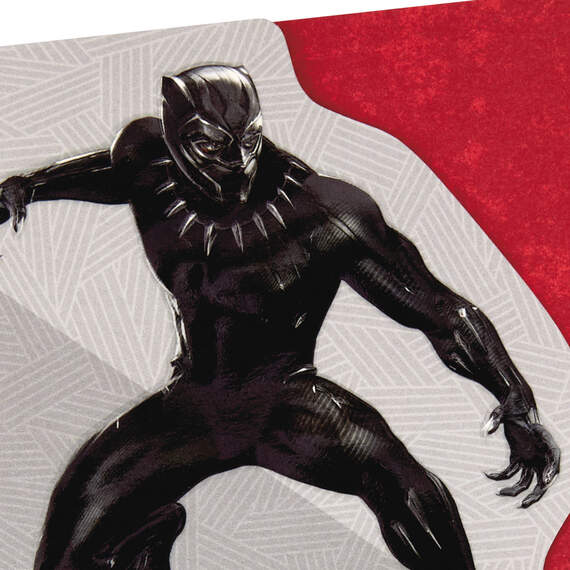 Marvel Avengers Black Panther Hero Spanish-Language Valentine's Day Card, , large image number 4