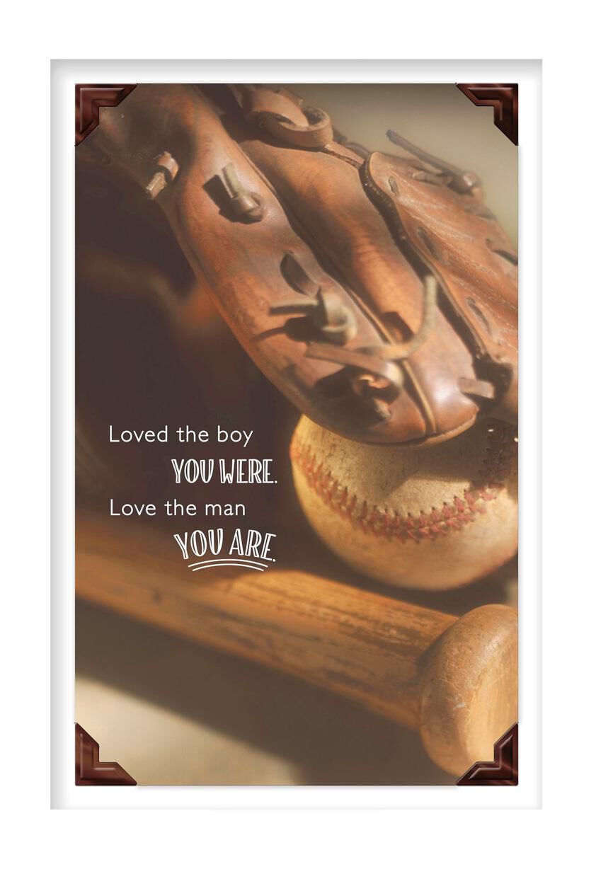 Love the Man You Are Birthday Card for Son