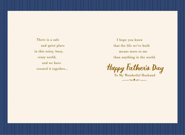 Husband Fathers Day Card Greeting Cards Invitations Greeting Cards Party Supply