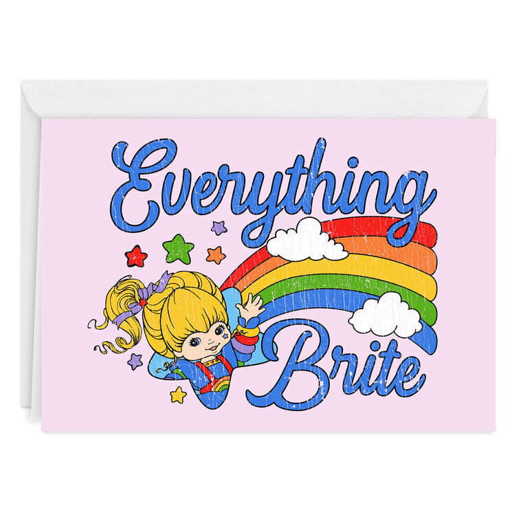 Rainbow Brite Sending Sparkles Custom Card