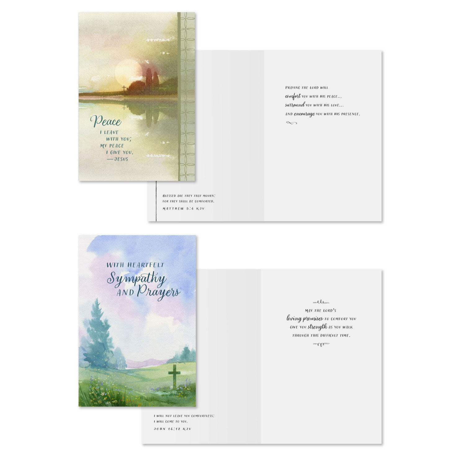 Crosses DaySpring Sympathy Cards Assortment Card Front with Sentiment image number 3