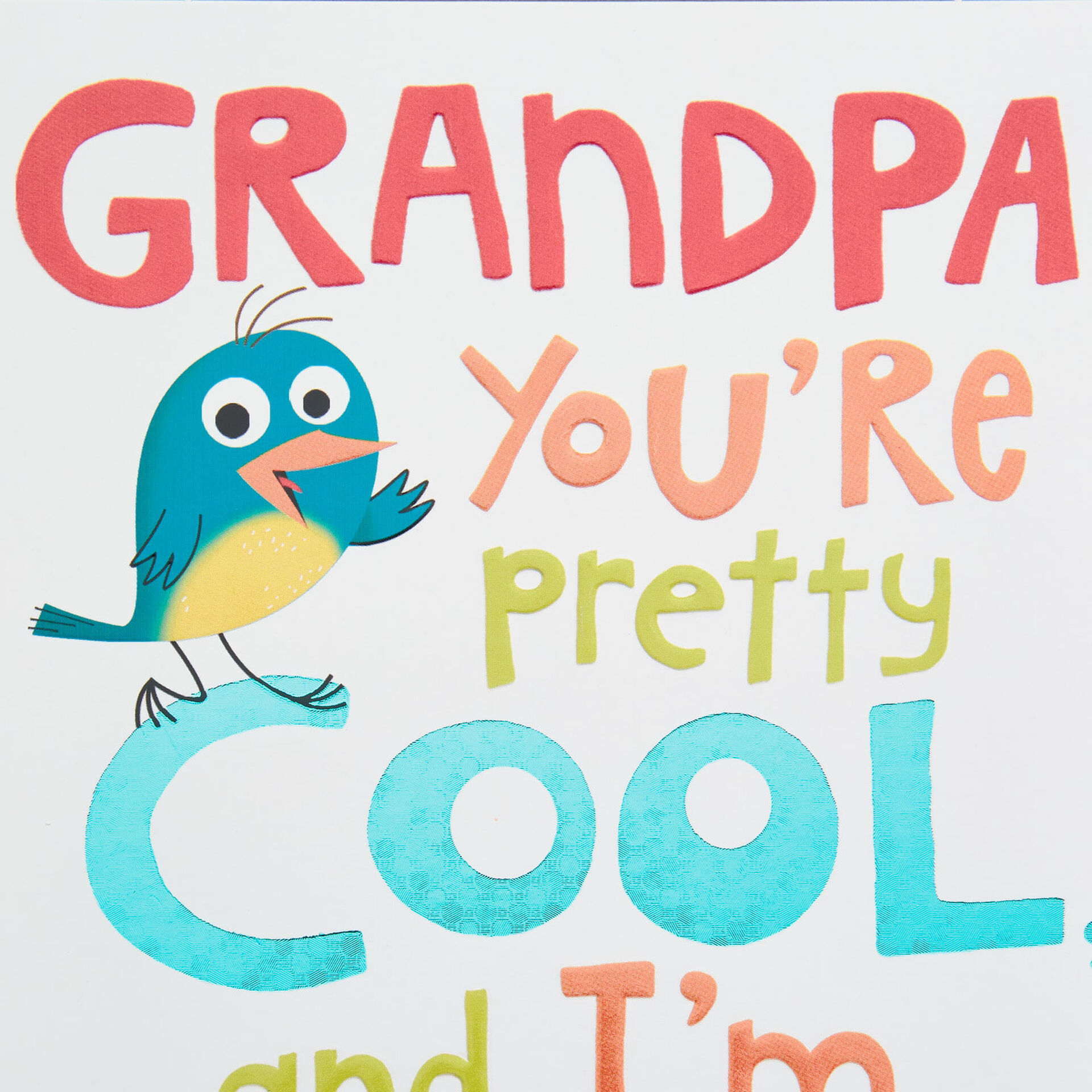 We're Pretty Cool Funny Father's Day Card for Grandpa Greeting Cards