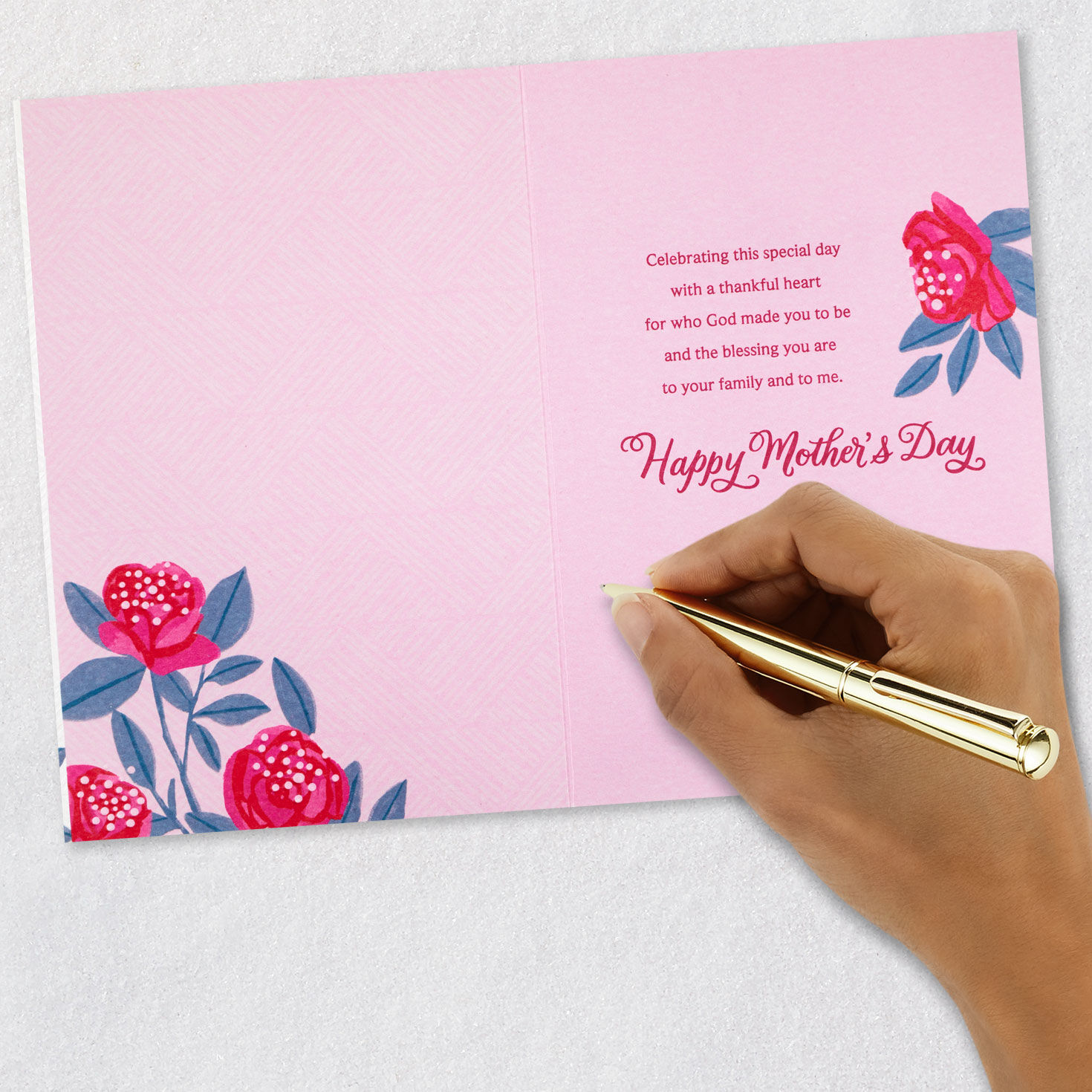 You're a Blessing to Your Family and Me Religious Mother's Day Card ...