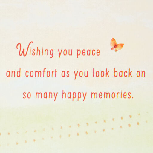 Wishing You Peace and Comfort Sympathy Card for Loss of Pet, 