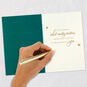 Elegant Gold and Green Christmas Card Signing card image number 7