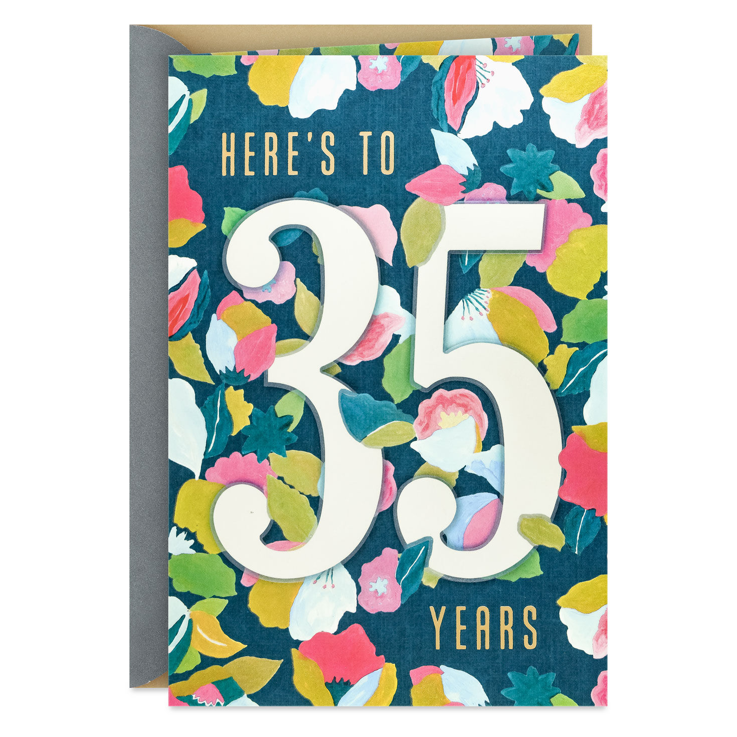 Here's to the Love You Share 35th Anniversary Card
