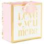 Love You More Small Square Gift Bag, 5.5", , large image number 1