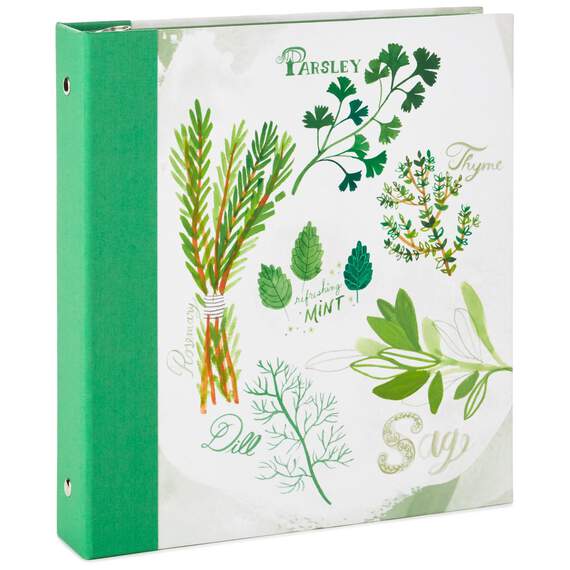Herbs and Spices Recipe Organizer Book