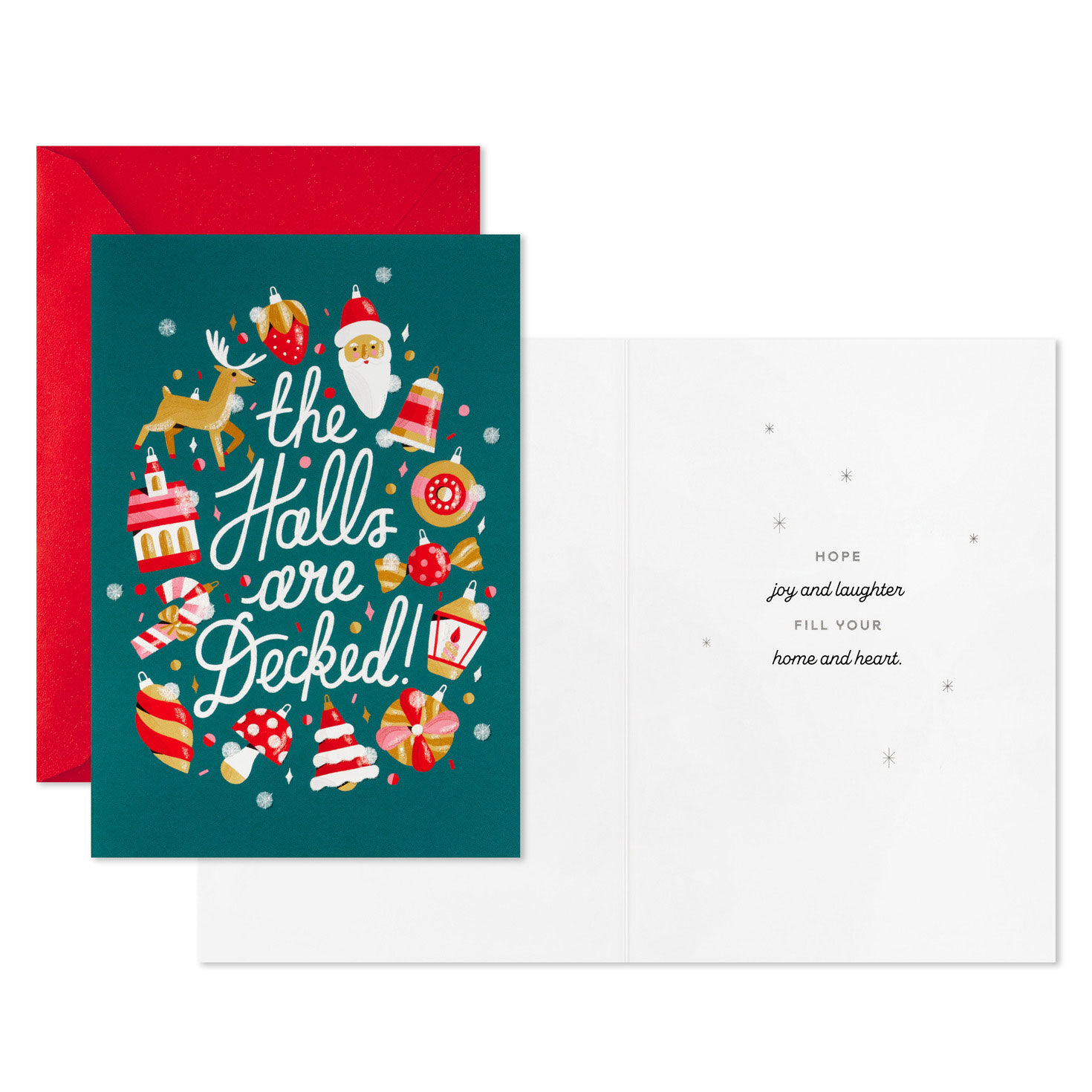 The Halls Are Decked Boxed Christmas Cards, Pack of 16 for only USD 12.49 | Hallmark