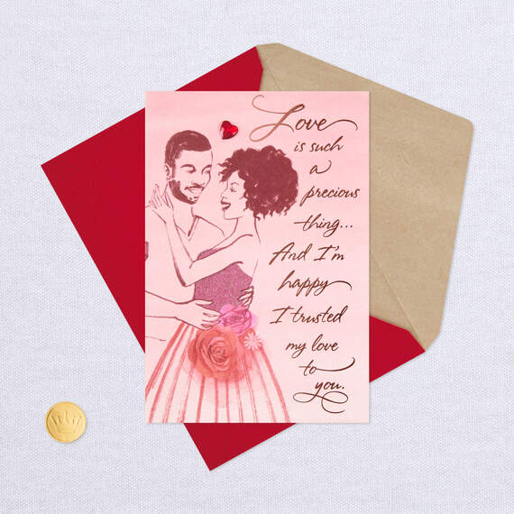 Our Love Is Precious Romantic Valentine's Day Card, , large image number 6