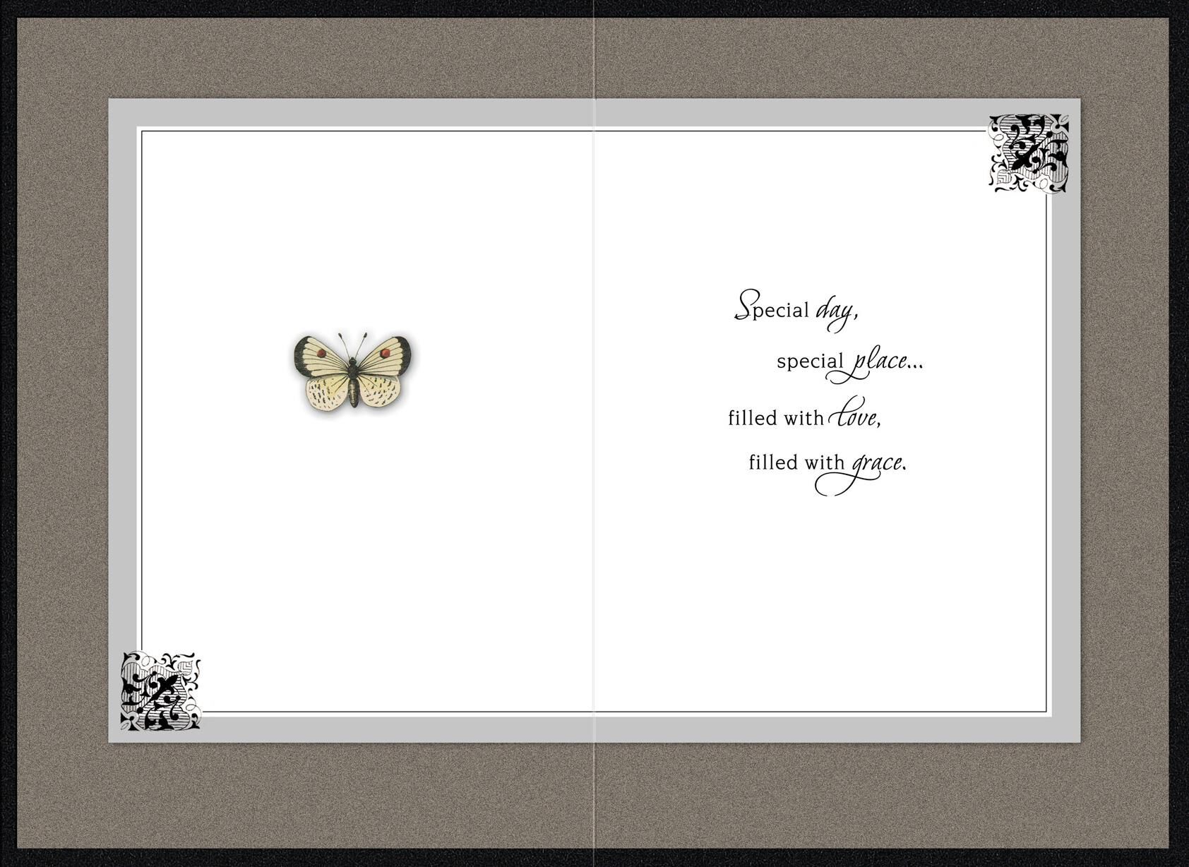 Elegant Congratulations Wedding Card
