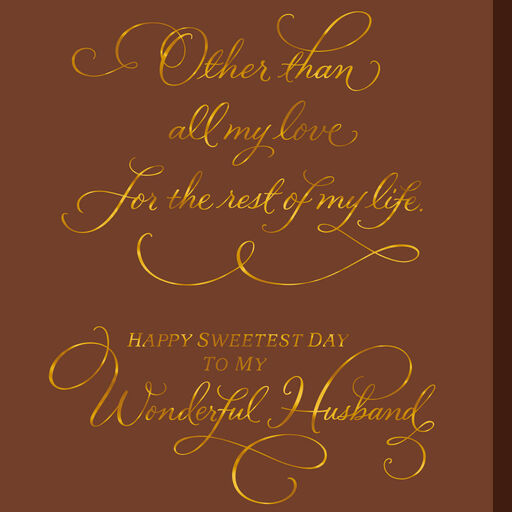 All My Love Sweetest Day Card for Husband, 