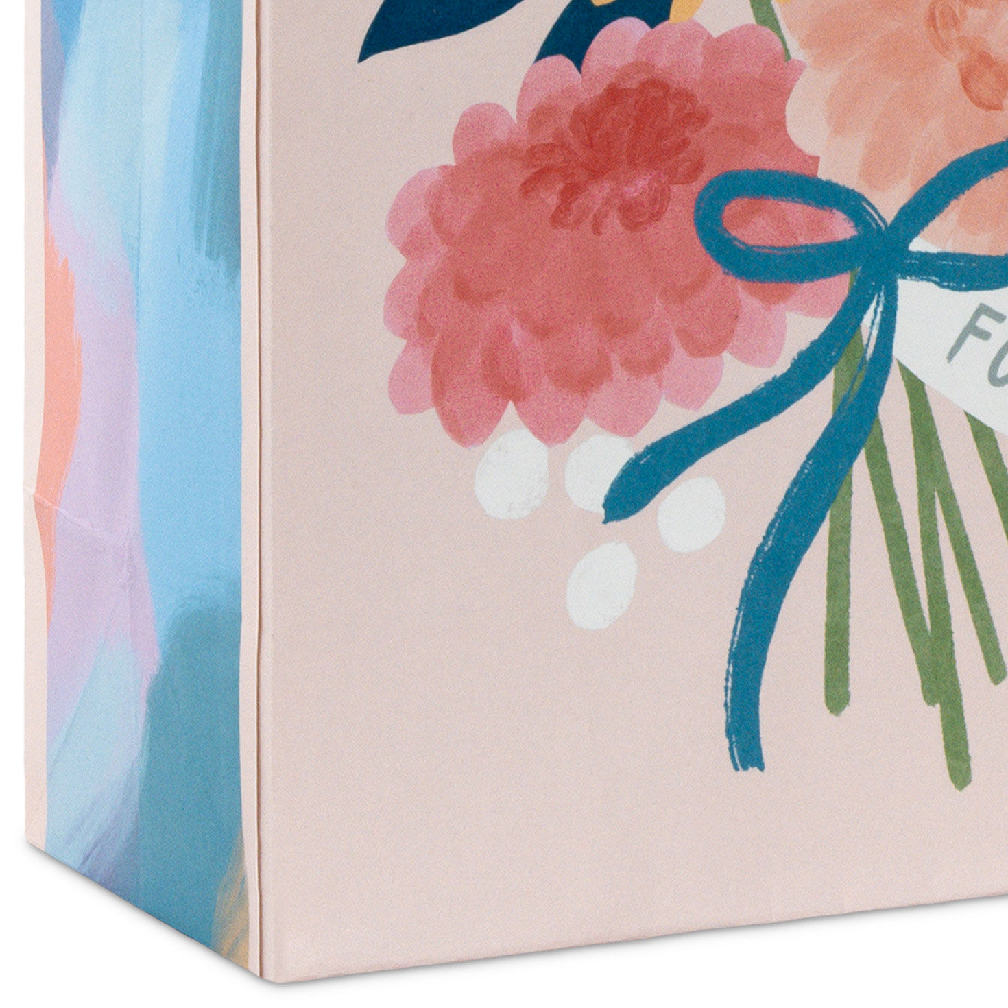 6.5" Mum Bouquet on Pink Small Mother's Day Gift Bag With Tissue Paper for only USD 5.49 | Hallmark