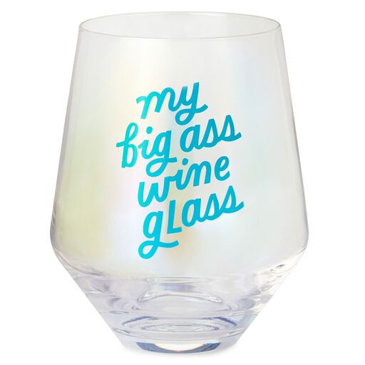 Jumbo My Big Ass Stemless Wine Glass, 40 oz., 