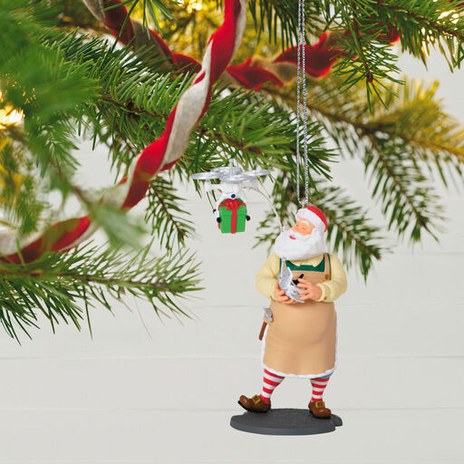 Toymaker Santa Ornament, 