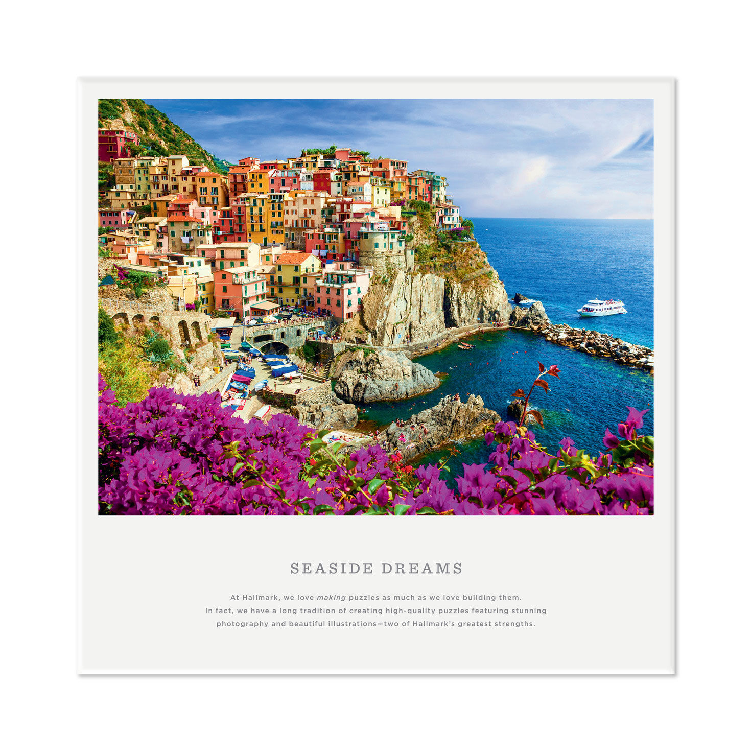 Seaside Dreams Italian Coast 550-Piece Jigsaw Puzzle for only USD 19.99 | Hallmark