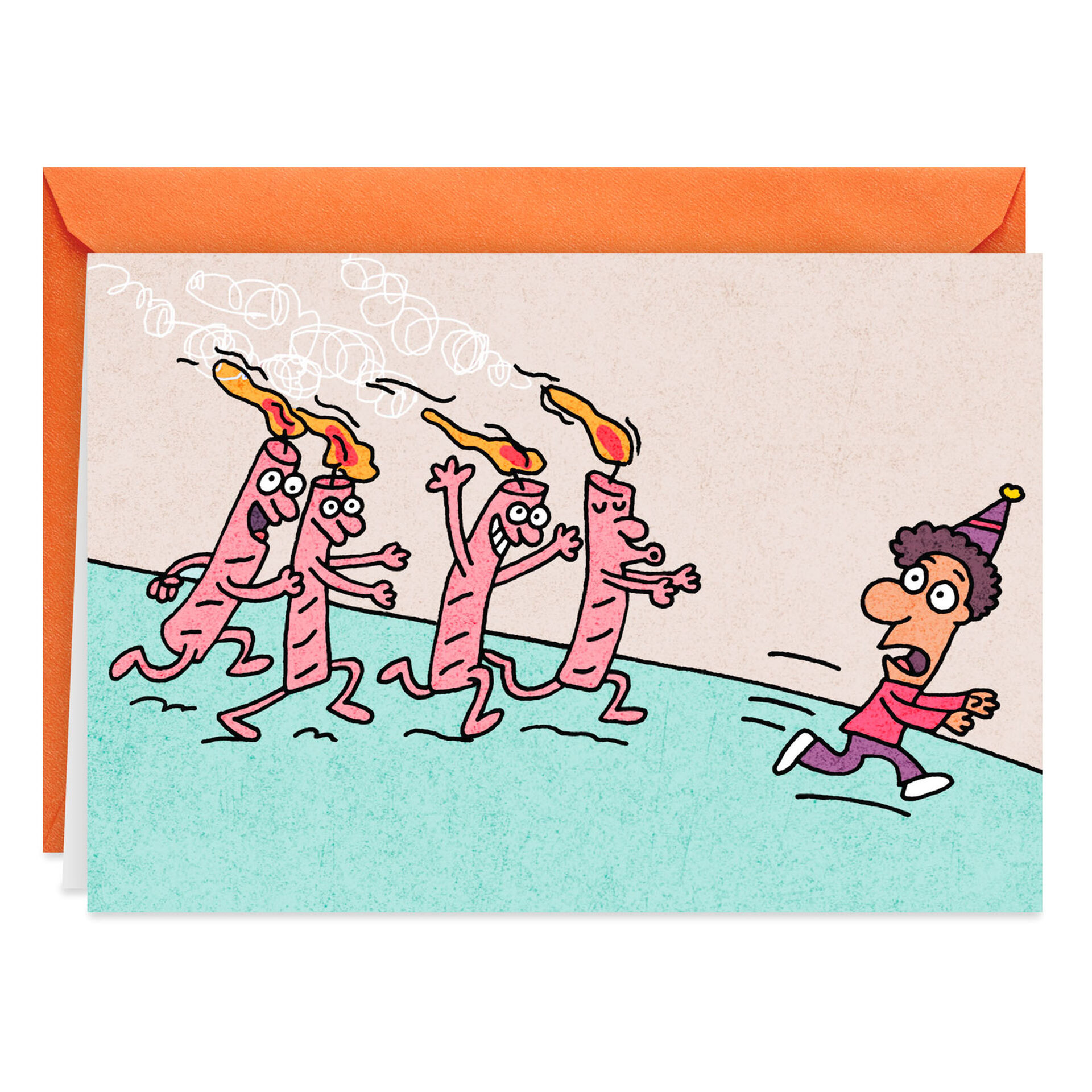 Running Candles Funny Birthday Card Greeting Cards Hallmark