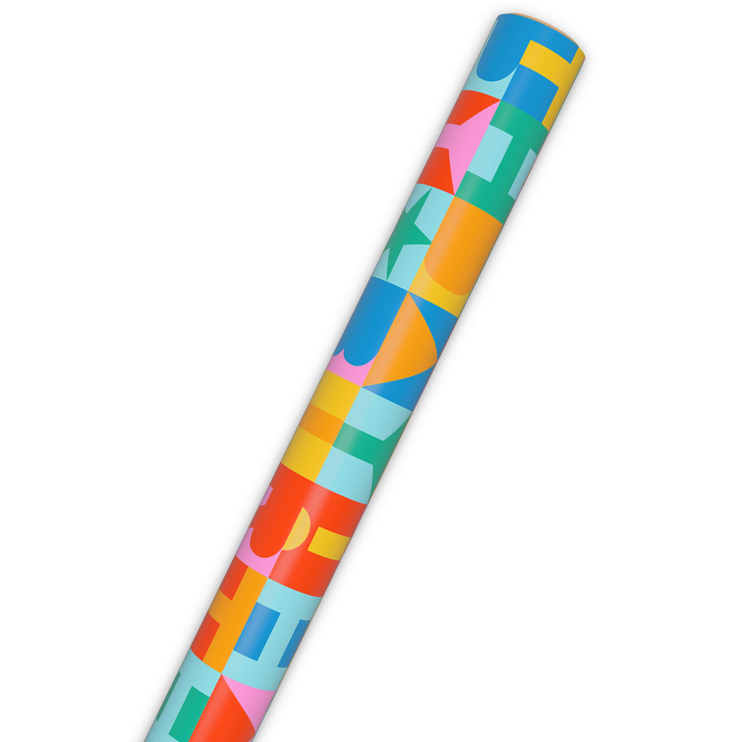 Color Block Birthday Wrapping Paper, 20 sq. ft., , large image number 6