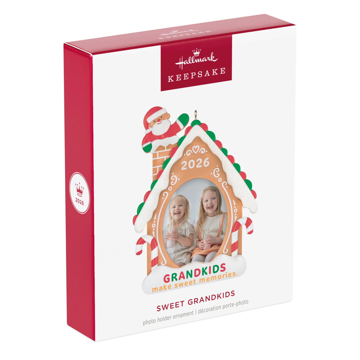 Grandkids Gingerbread House Photo Frame Ornament package front image number 7